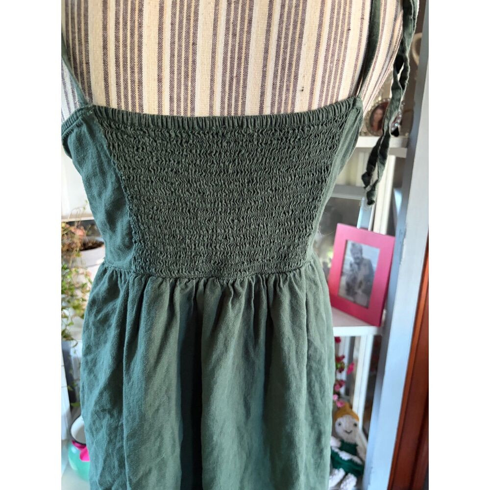 VNTG Aerie Cotton Summer Y2K Dress Fairy BOHO Retro 90's Beach Hot Girl - Picture 7 of 9